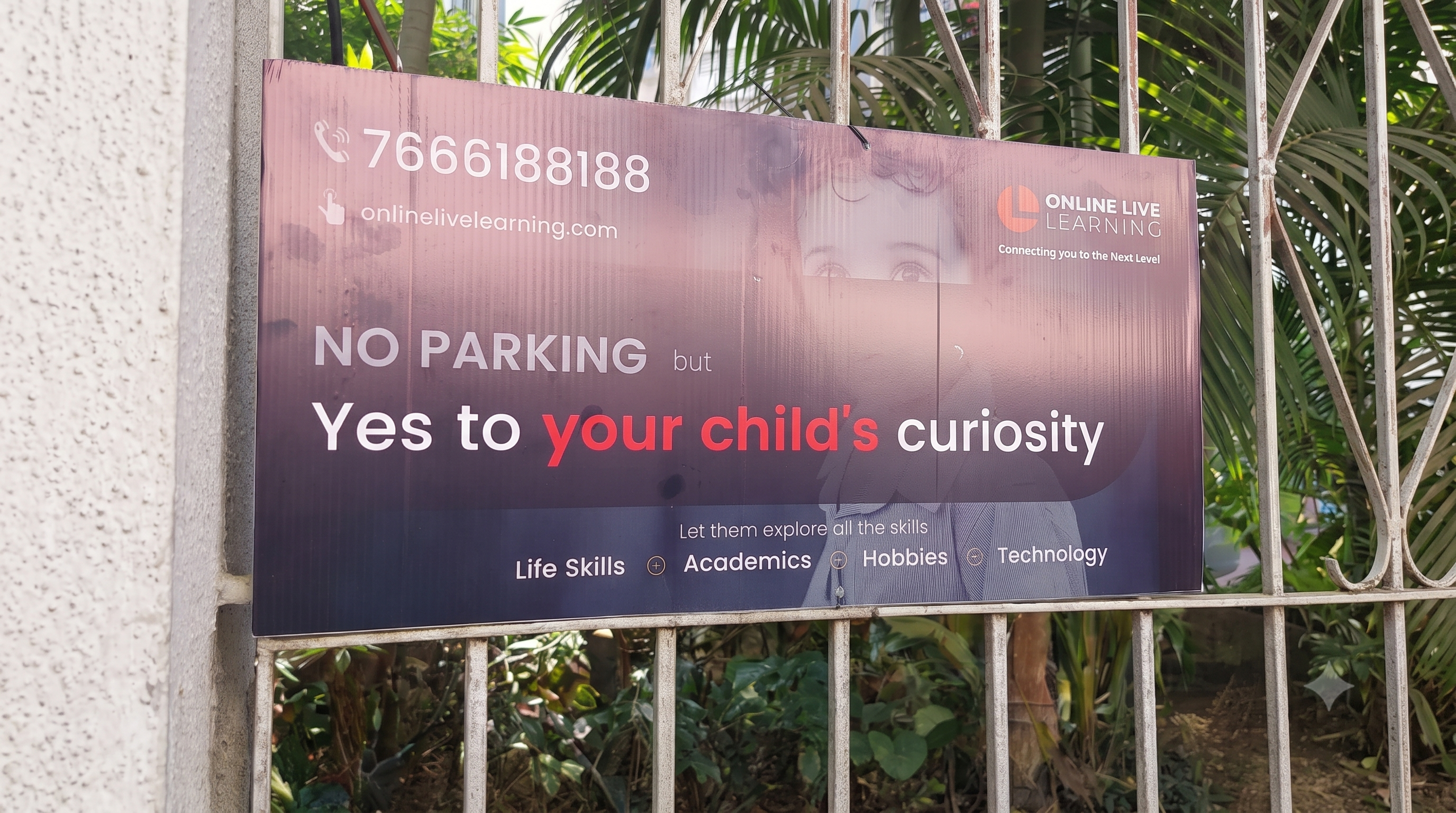 No Parking Boards